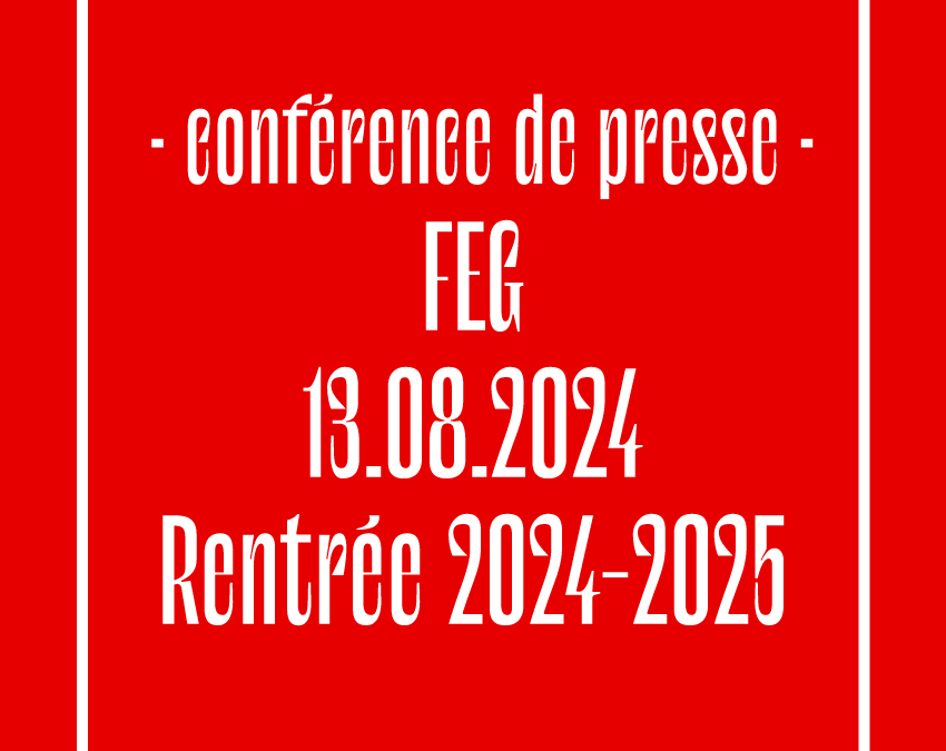 conférence de presse : rentrée 2024-2025