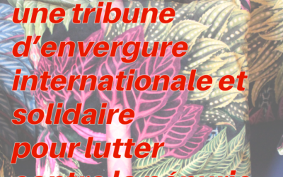 IE : une tribune d’envergure internationale et solidaire